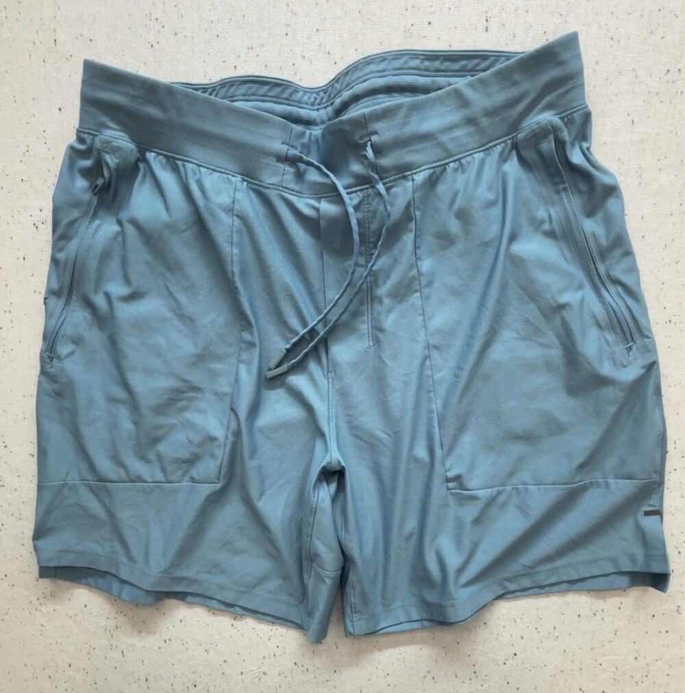 Lululemon Men's License To Train Short 7 Inch Large Pockets Athletic Gym L